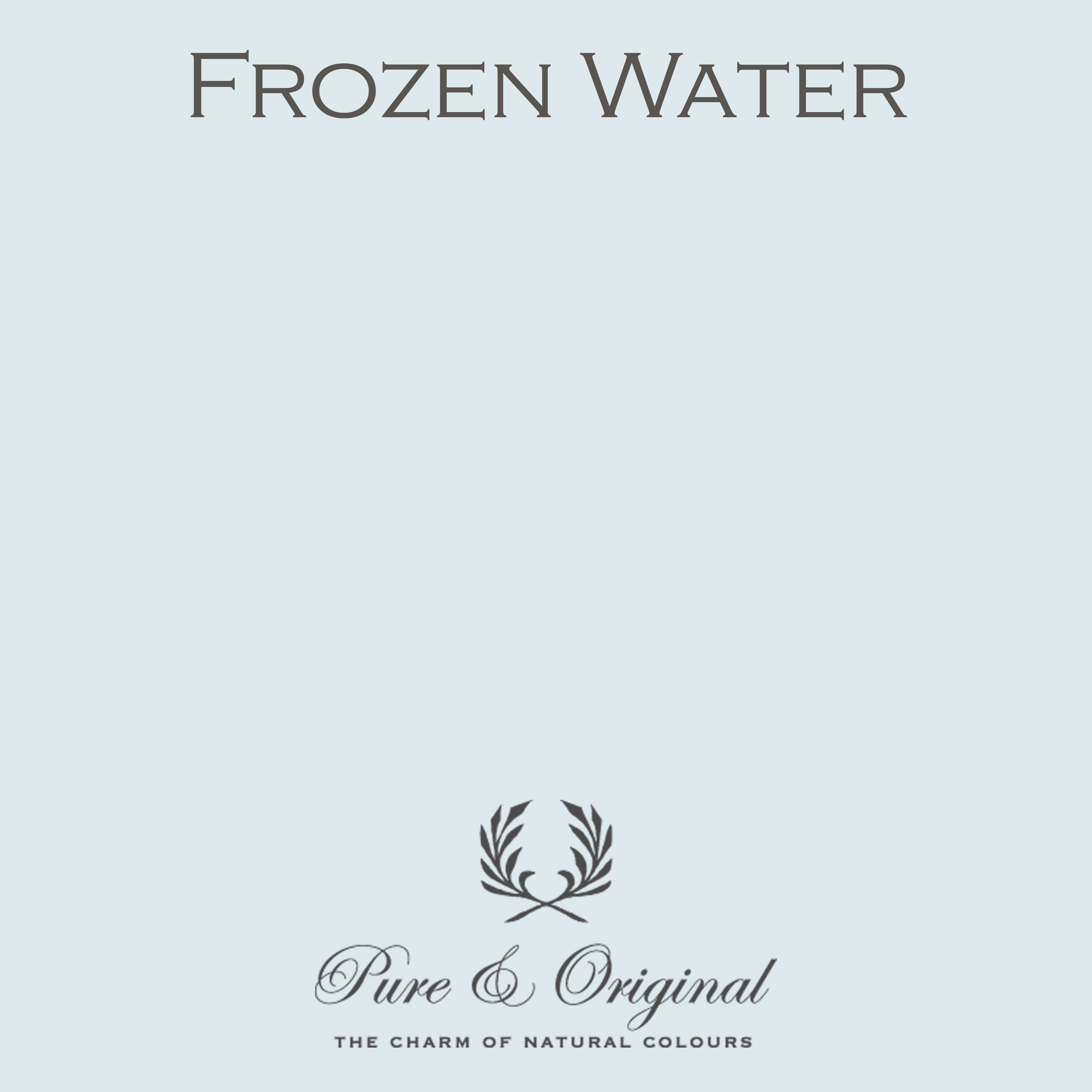 lijden energie Spelen met Pure & Original Classico Kleur Frozen Water | Blue | mineral Muurverf | 1 L  | MRZ400817.4